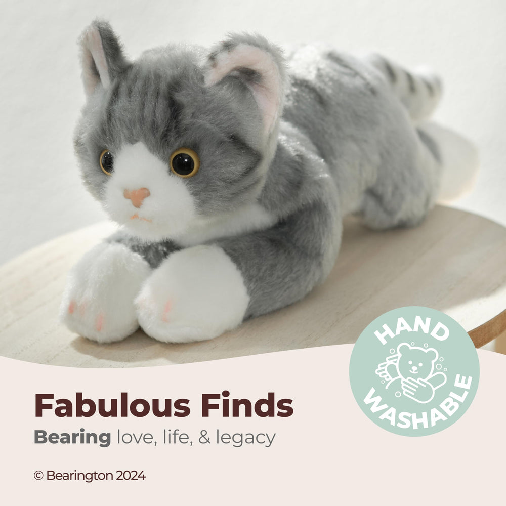 Bearington Lil' Socks cuddly floppy body for easy holding.
