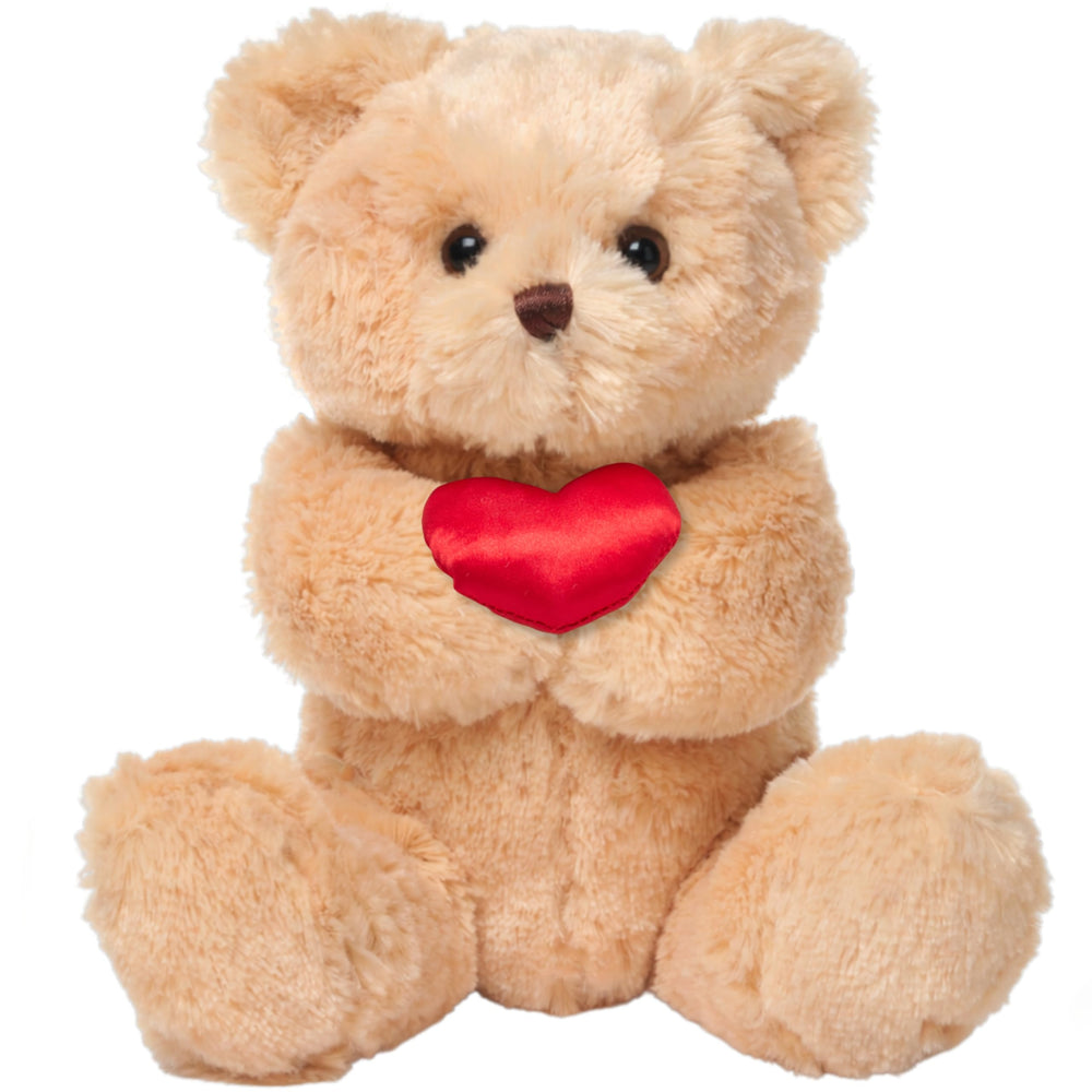 Bearington Remington 9.5-inch teddy bear with ultra-soft fur for cozy hugs.