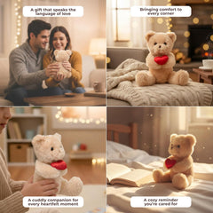 Plush fur detail on Remington showcases Bearington craftsmanship.