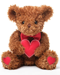 Bearington Remington Teddy I Love You More 6-inch cuddly plush for valentines.