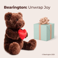 Gift-ready pose of Remington suitable for celebrations and affection.