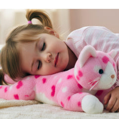Bearington Valentine Kitty pink heart design perfect Valentine's Day gift.
