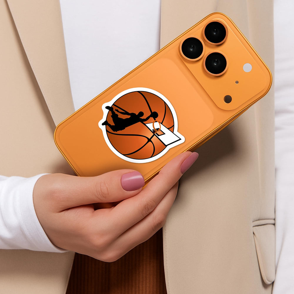 BEATRI basketball sticker pack with 50 unique non-repeating designs