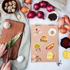 BEATRI cute food stickers gift idea offers joyful surface accents