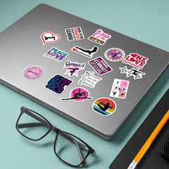 BEATRI Gymnastics Stickers with durable vinyl withstands outdoor use