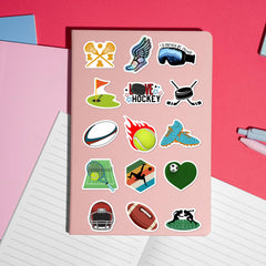 BEATRI Sports Stickers on planner highlight personal goals