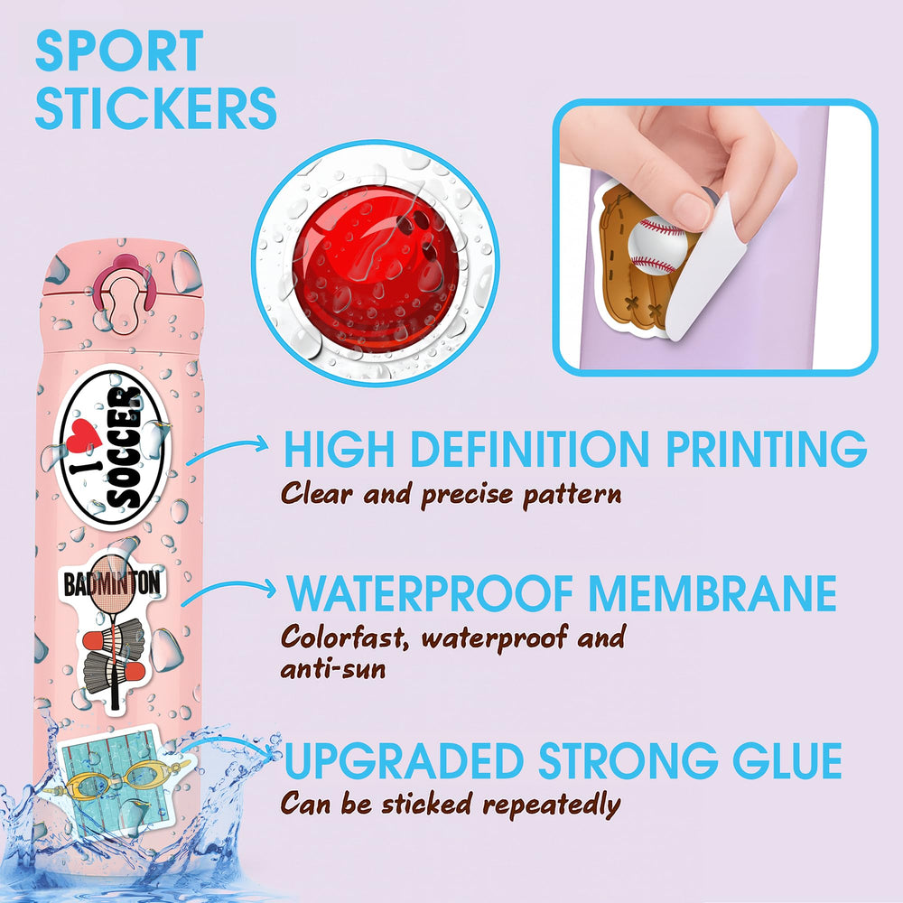 BEATRI Sports Stickers on skateboard provide bold style with lasting vinyl