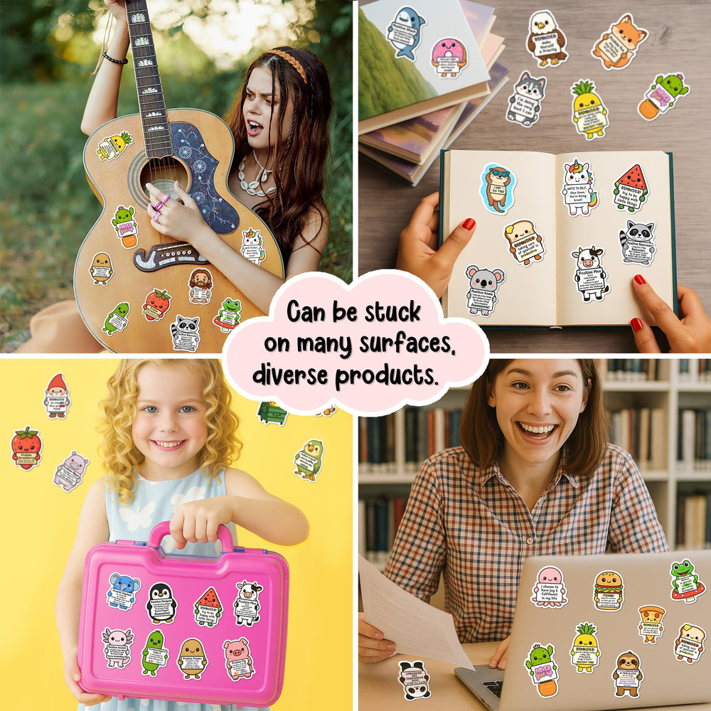 BEATRI 50 pack stickers for laptops water bottles and travel gear.