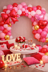 Beaumode foil heart balloons provide bold focal points for photos and entrances.