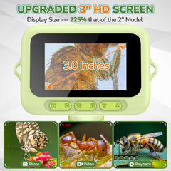 BEBANG kids microscope with 100X–1000X zoom for detailed study