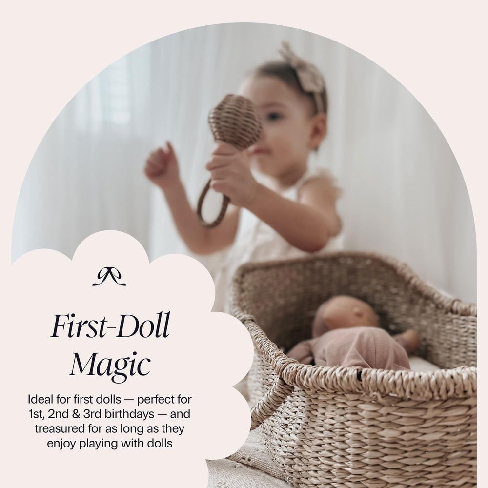 100% handmade and fair trade BEBE BASK item reflects thoughtful craftsmanship