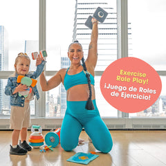 BEBÉ FUERTE bilingual packaging with playful phrases