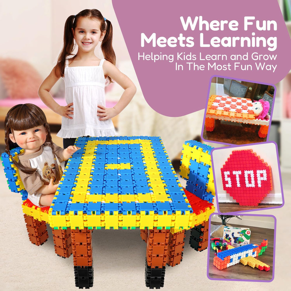 BEBLOX non-toxic BPA-free materials ensure safe imaginative building.