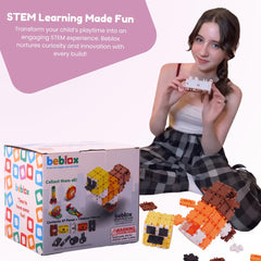 BEBLOX step-by-step instructions guide independent building and growing confidence