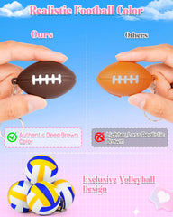 Beboutoye baseball stress ball keychain provides playful sensory relief on the go