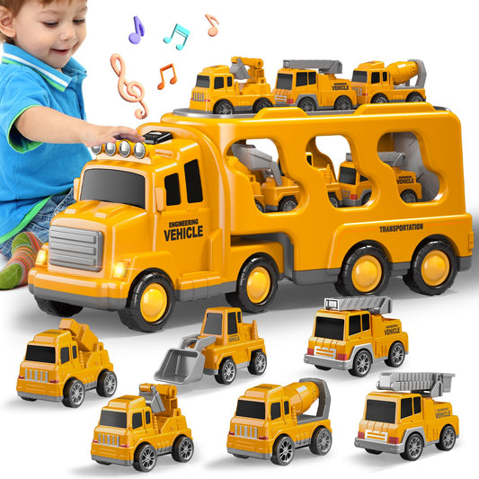 Beby Buty 7-in-1 transport truck with lights and sounds for engaging play