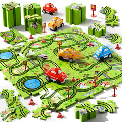 Beby Buty creative track layouts encourage varied play and problem solving.