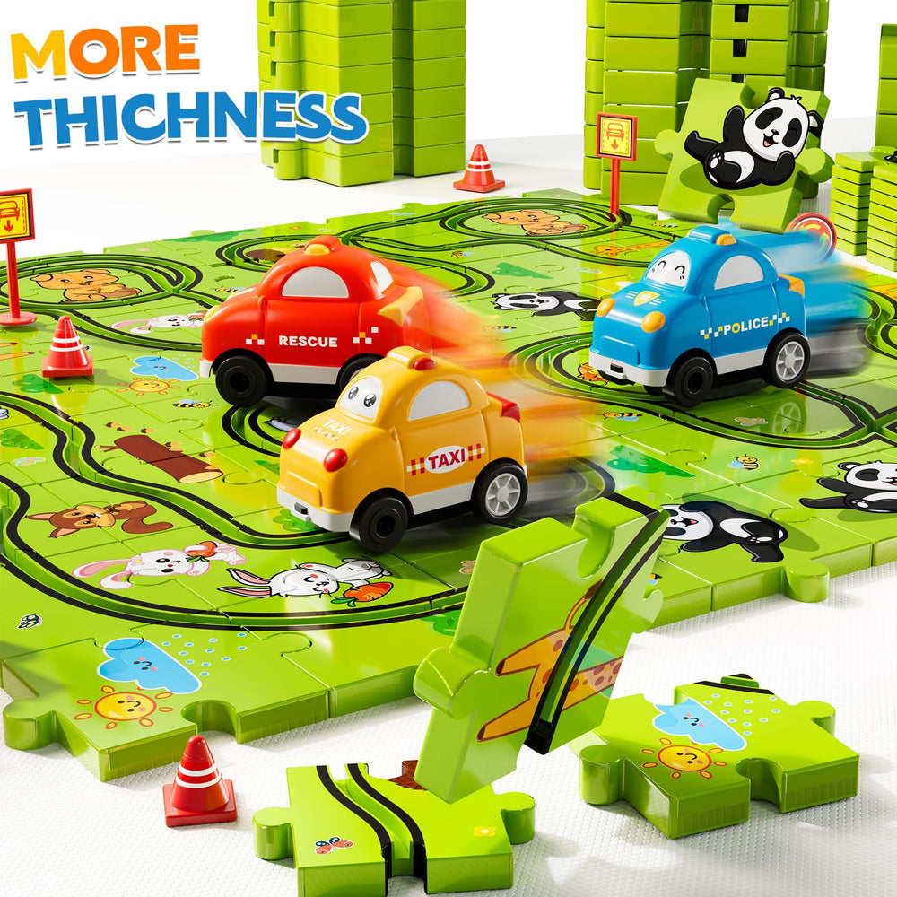 Beby Buty puzzle track set supports storage and portability