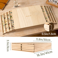 Becko US eight-sorter puzzle trays for color and shape sorting
