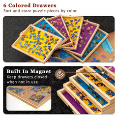 Becko US magnetic drawer closures keep pieces secure when not in use.
