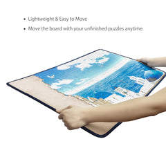 Becko US puzzle board supports up to 1000-piece puzzles on a flat surface.