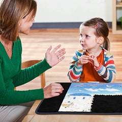 Becko US puzzle board top view showing clean, usable surface.
