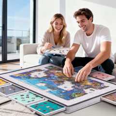 Becko US tilting puzzle board at adjustable angle for comfortable viewing