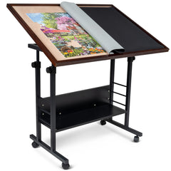 Becko US 1500-piece tilting puzzle table with roomy surface for large puzzles.