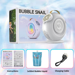 BEDAIL Bubble Machine with durable ABS shell for kid friendly use