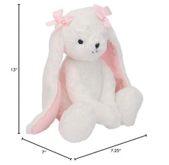 Gift-ready Snowflake plush bunny perfect for baby showers and welcome gifts.