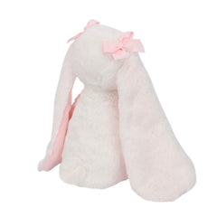 Pink velour inner ears add a plush, inviting touch on Snowflake.