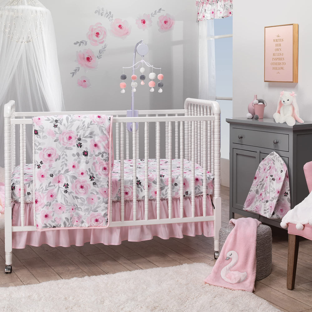 13-inch Snowflake bunny size makes it a portable nursery companion.