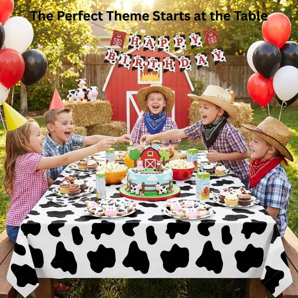 Bedwina rectangular covers fit most tables, simplifying party decor.