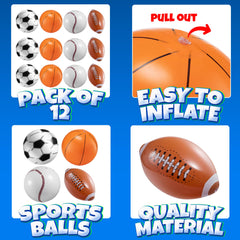 Bedwina easy-inflate valve beach ball for fast setup and hours of fun.