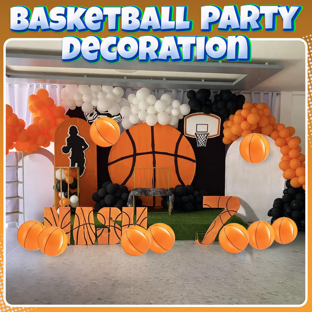Bedwina inflatable basketball with easy valve for quick inflation