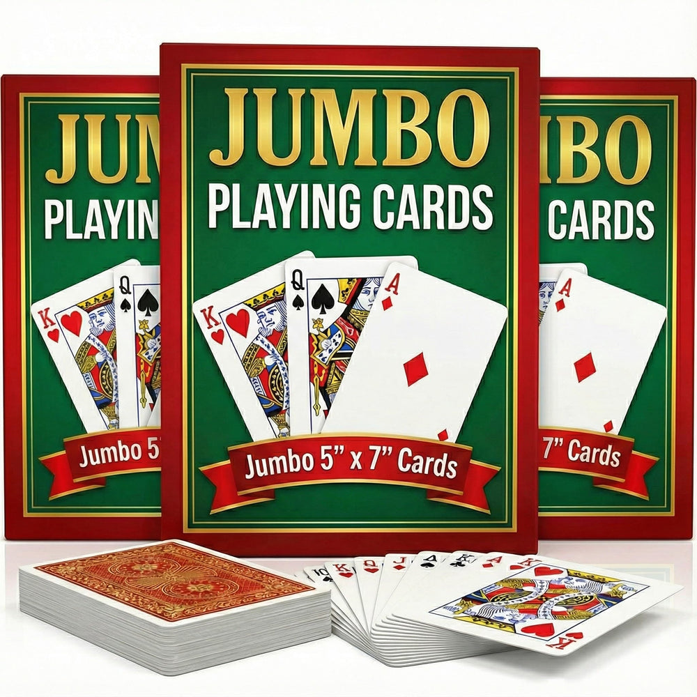 Bedwina giant cards fanned for easy visibility and quick gameplay