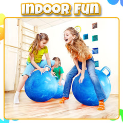Bedwina hopper ball used indoors and outdoors for active kids.