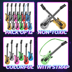 Bedwina inflatable guitar prop for colorful photo booth moments