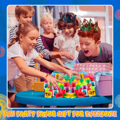 Bedwina yellow silly-face springs, bright color for tactile play with kids.