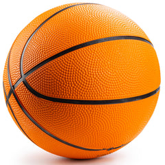Bedwina mini basketball ships deflated and ready to inflate.