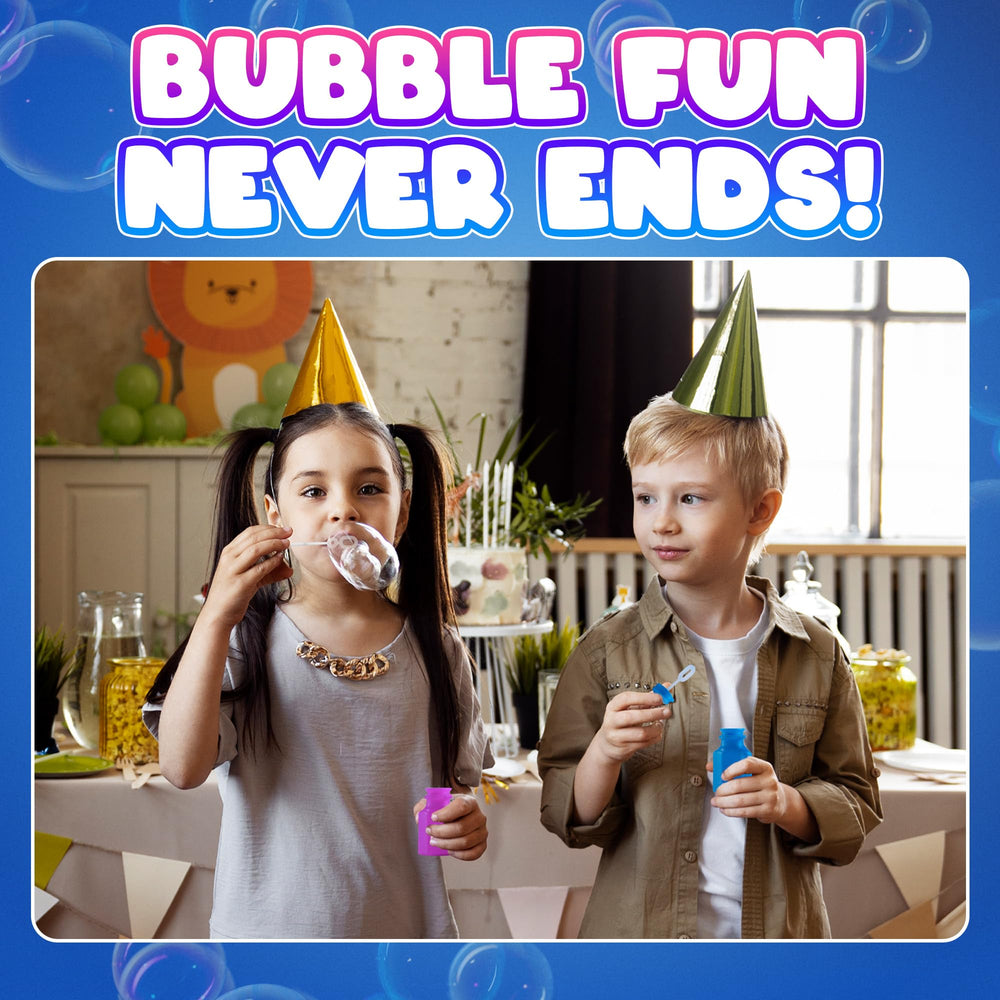 Bedwina mini neon bubbles make bright party favors that are easy to share.