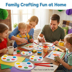 Bedwina mini paint set ideal for art party favors and classroom activities.