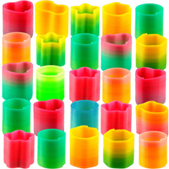 Bedwina Rainbow Spring Toy Assortment 30-pack, colorful mini coils for party favors and fun