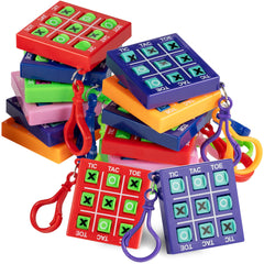 Bedwina stocking-stuffer tic tac toe keychain fits holiday gifting