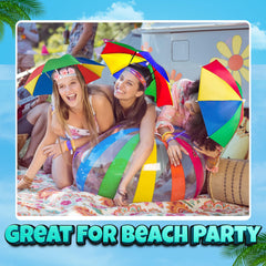 Bedwina umbrella hat family-friendly design suits kids and adults for sunny days.