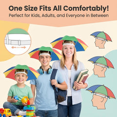 Bedwina umbrella hat folding durable design folds compactly for travel and storage.