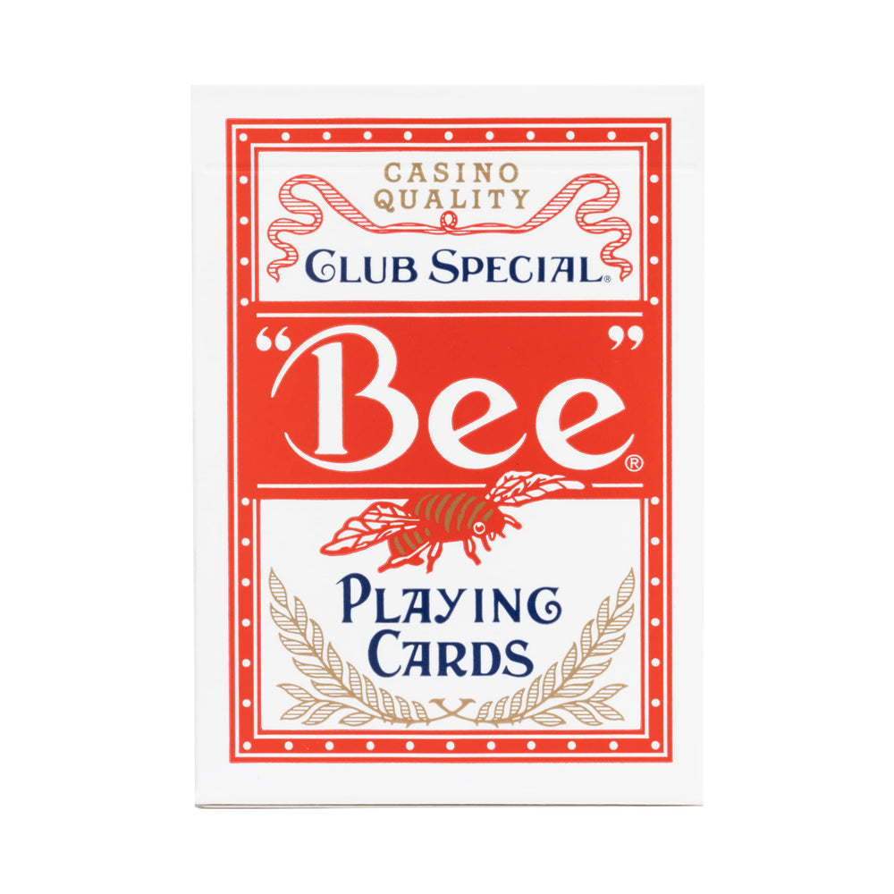 Bee playing cards ready for a poker night with friends