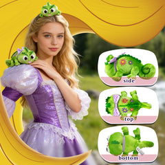 Beeadore chameleon on-shoulder stand enables playful posing.