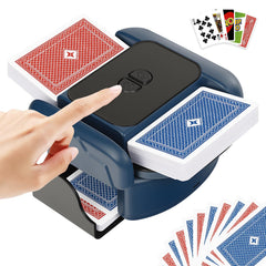 BEE&FLOWER Card Shuffler with 2600mAh battery for long game nights.
