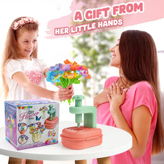 Beefunni Flower Centers detail adds focal points for unique child-made arrangements.